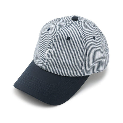 細條紋拼色棒球帽