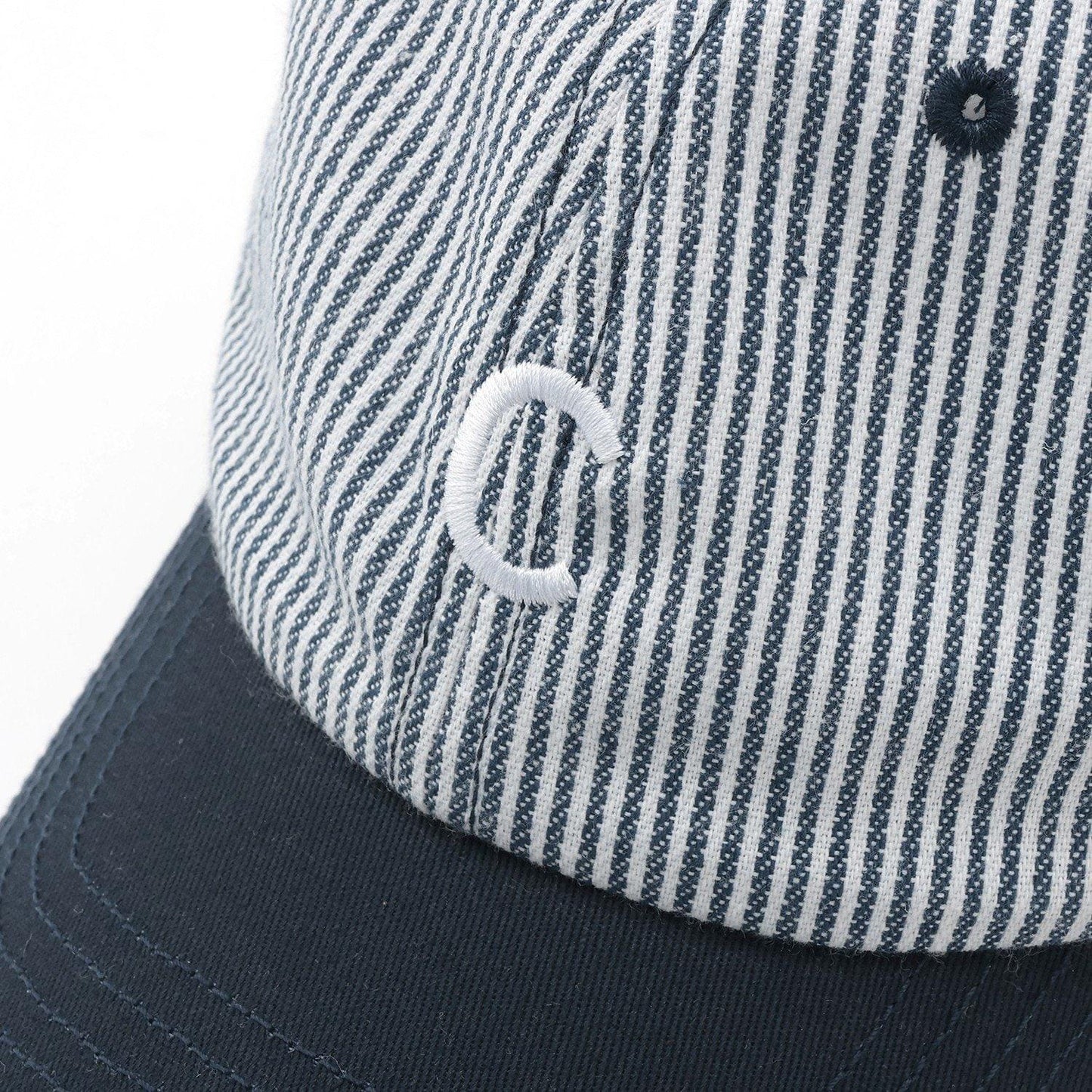 細條紋拼色棒球帽