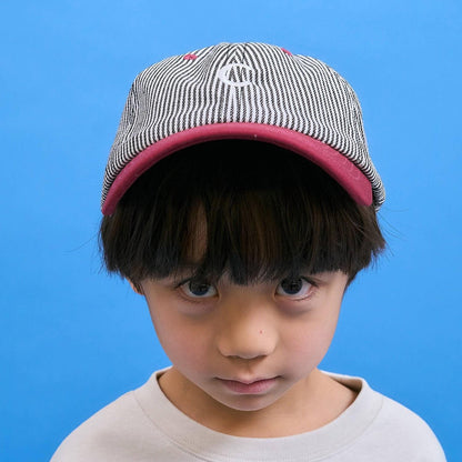 細條紋拼色棒球帽