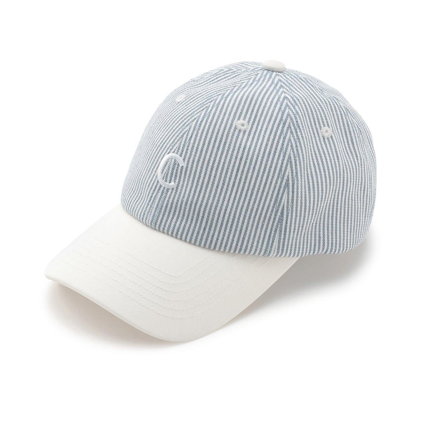 細條紋拼色棒球帽