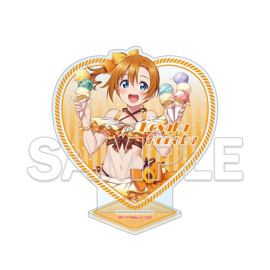 ラブライブ！（學園偶像計劃） 高坂穂乃果 愛心亮片亞克力立牌
