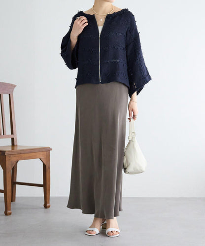 格紋流蘇套頭上衣