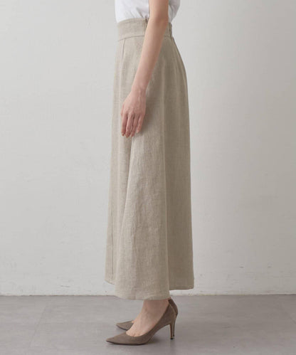 Drawing Numbers 重磅亞麻傘擺半身裙