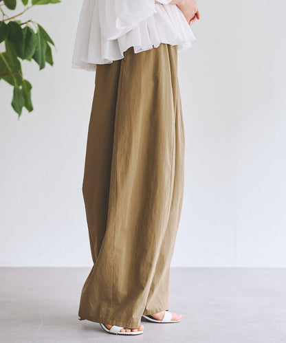 棉質彎刀版型褲子