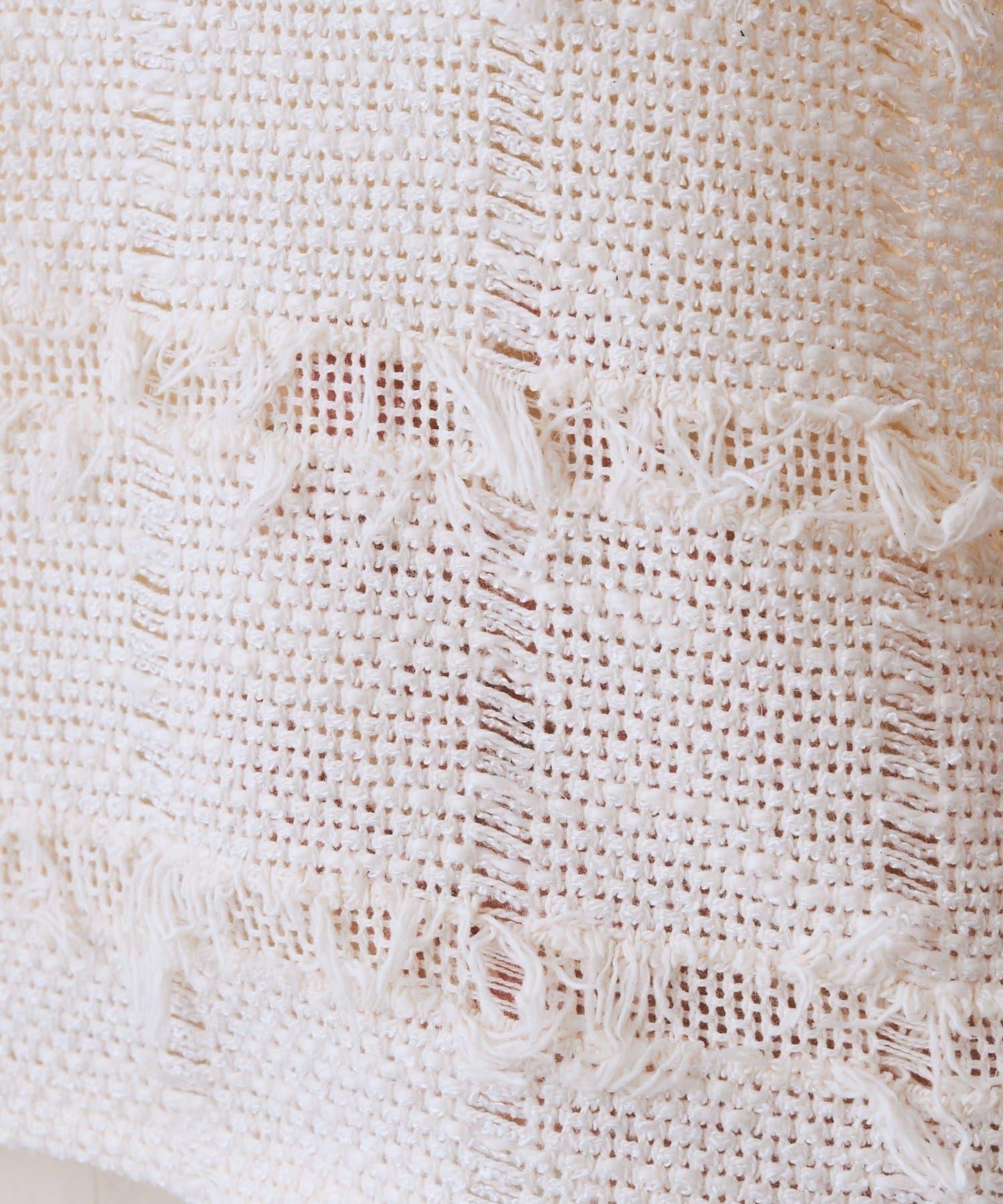 格紋流蘇套頭上衣