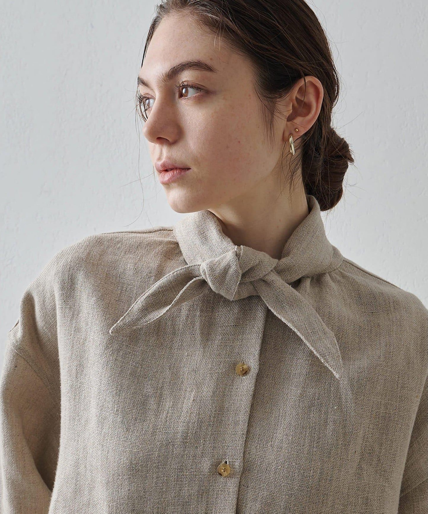 Drawing Numbers 重磅亞麻面料上衣