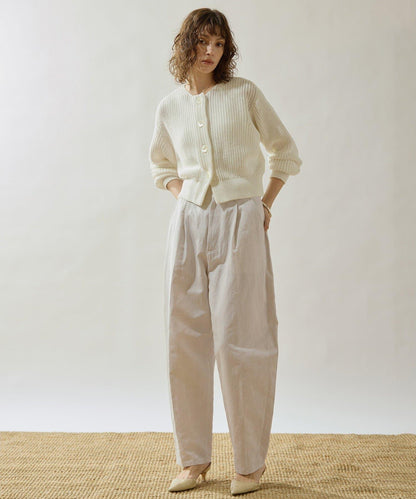 Drawing Numbers 棉麻牛仔工裝褲