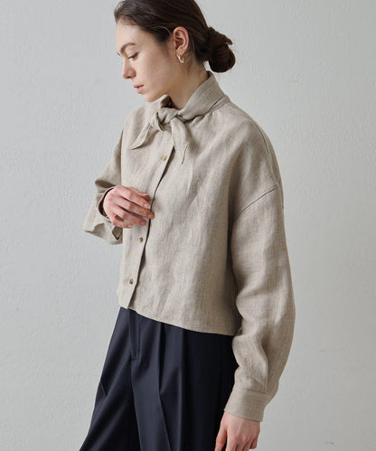 Drawing Numbers 重磅亞麻面料上衣