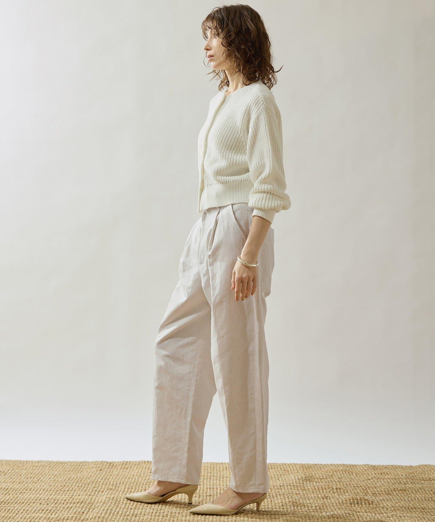 Drawing Numbers 棉麻牛仔工裝褲