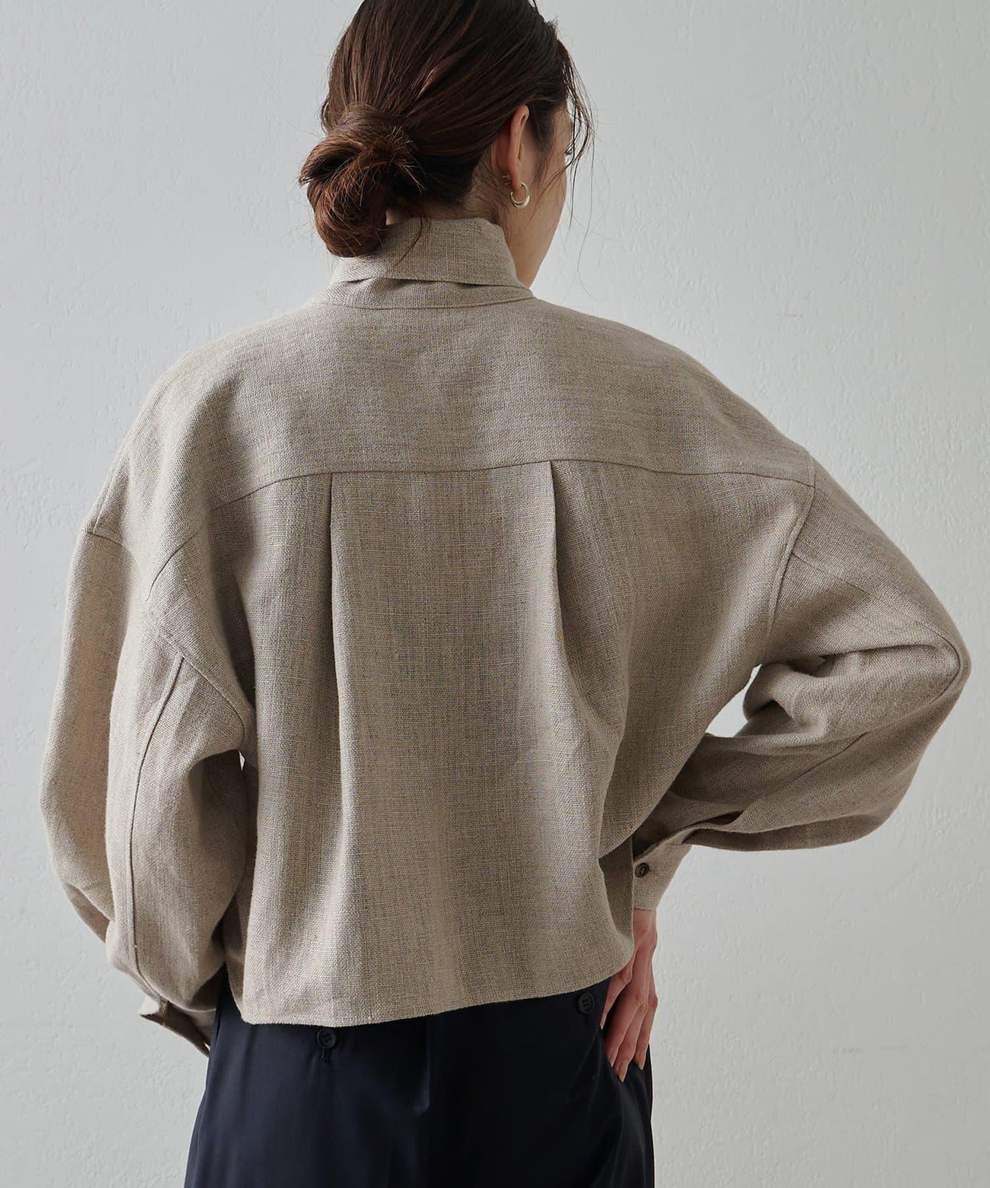 Drawing Numbers 重磅亞麻面料上衣