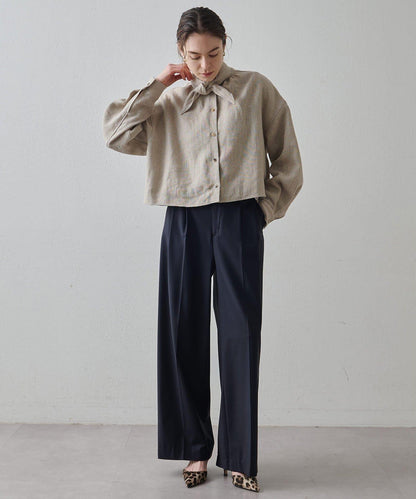 Drawing Numbers 重磅亞麻面料上衣