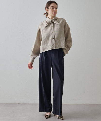 Drawing Numbers 重磅亞麻面料上衣