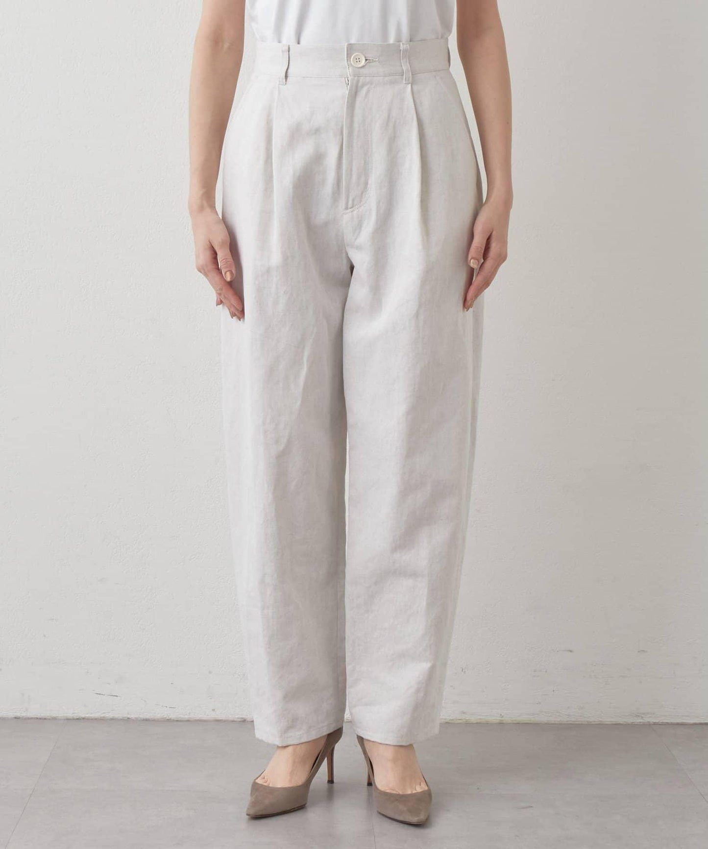 Drawing Numbers 棉麻牛仔工裝褲