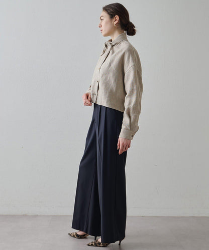 Drawing Numbers 重磅亞麻面料上衣