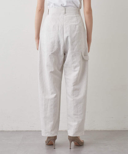 Drawing Numbers 棉麻牛仔工裝褲