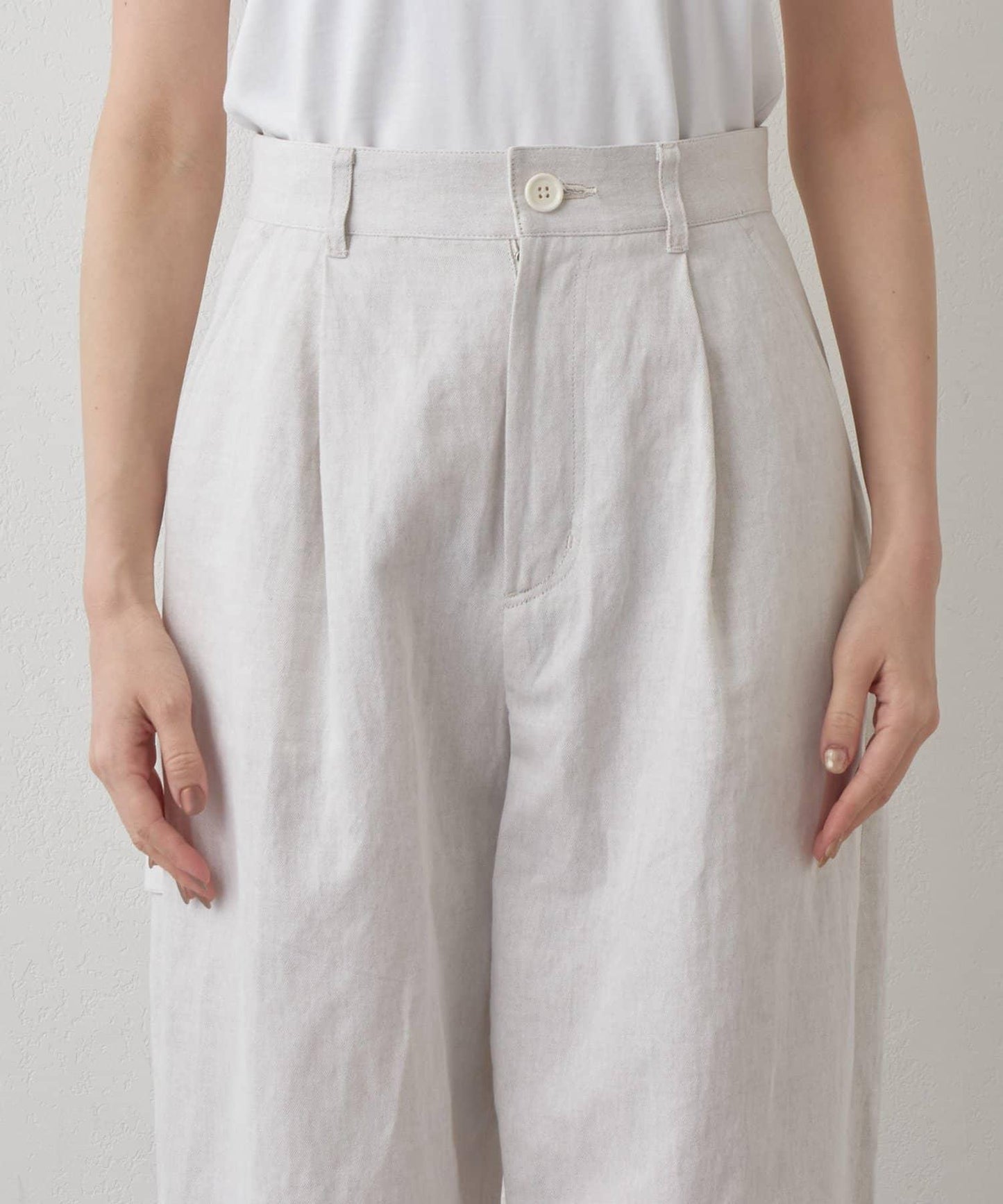 Drawing Numbers 棉麻牛仔工裝褲