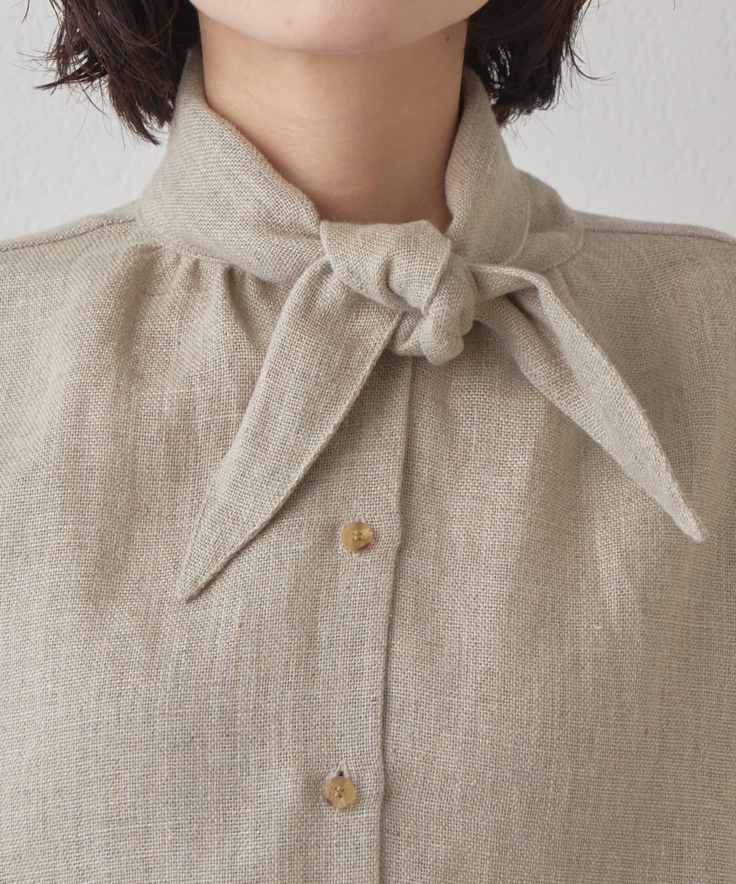 Drawing Numbers 重磅亞麻面料上衣