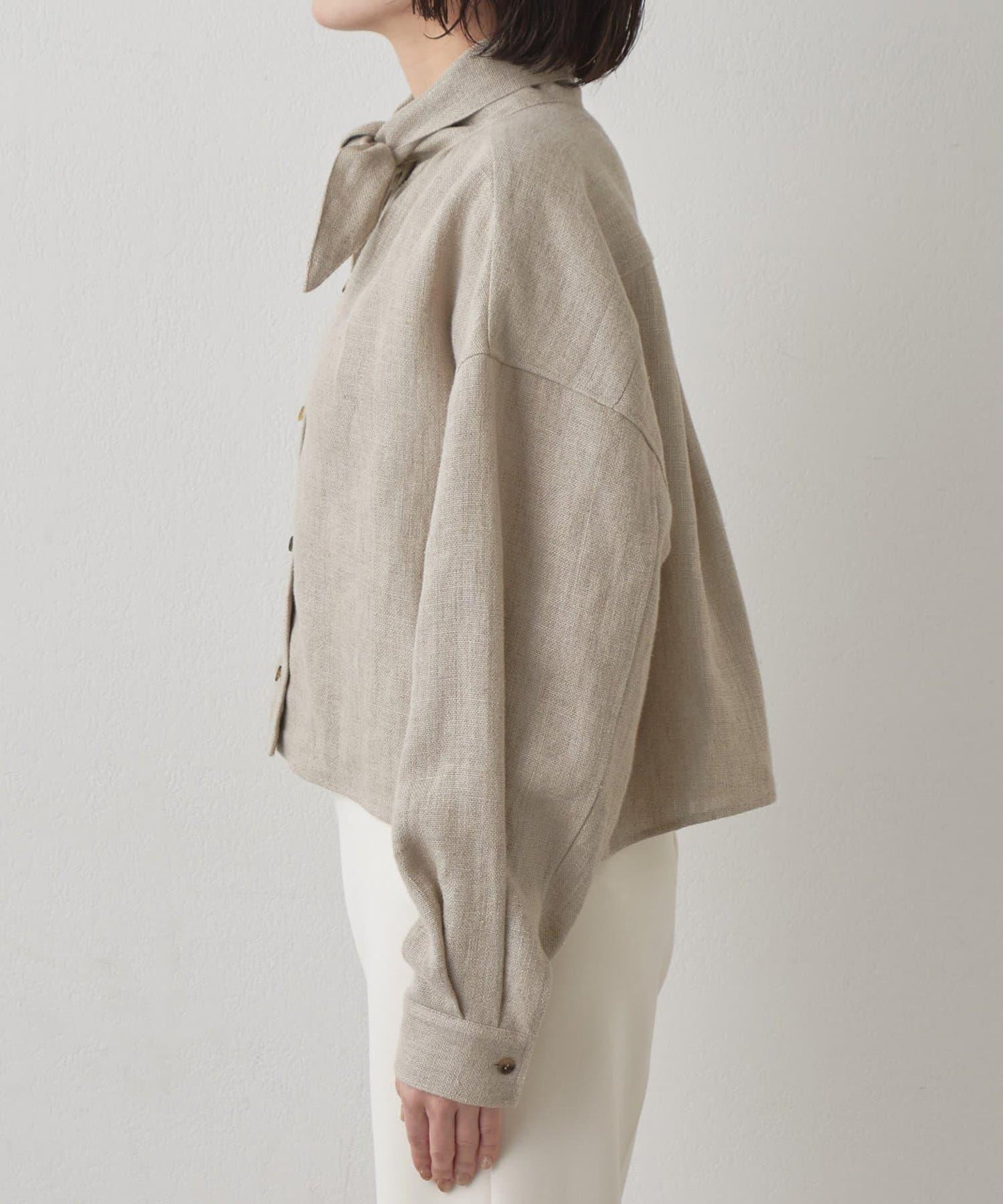 Drawing Numbers 重磅亞麻面料上衣