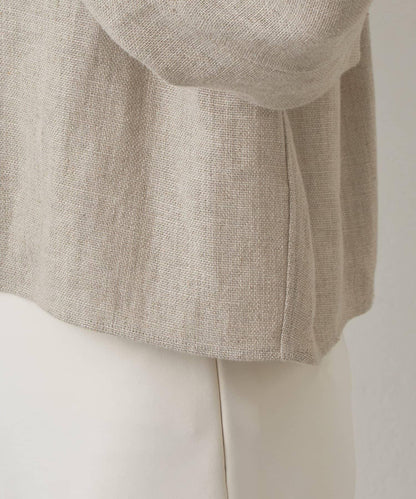 Drawing Numbers 重磅亞麻面料上衣