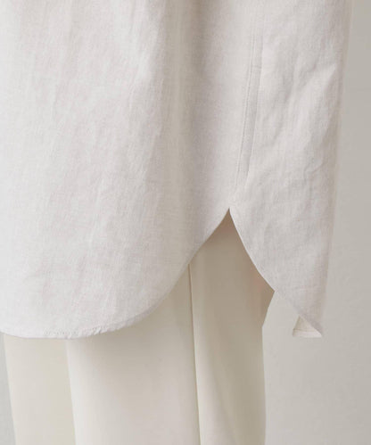 Drawing Numbers 棉麻牛仔面料襯衫