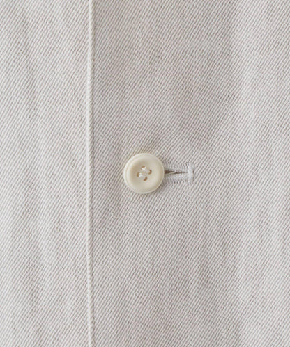 Drawing Numbers 棉麻牛仔面料襯衫