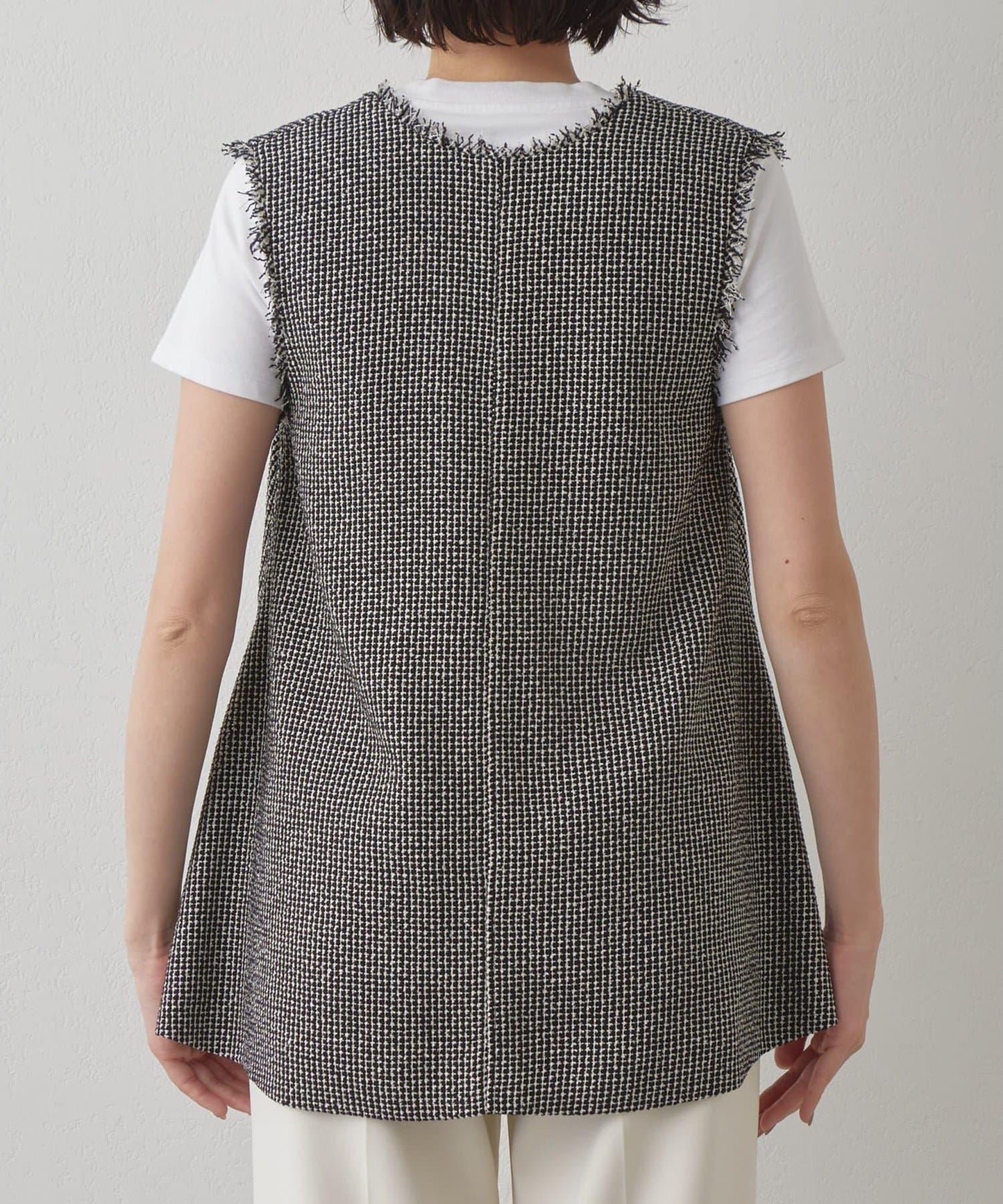 Drawing Numbers 飛白紋荷葉擺馬甲