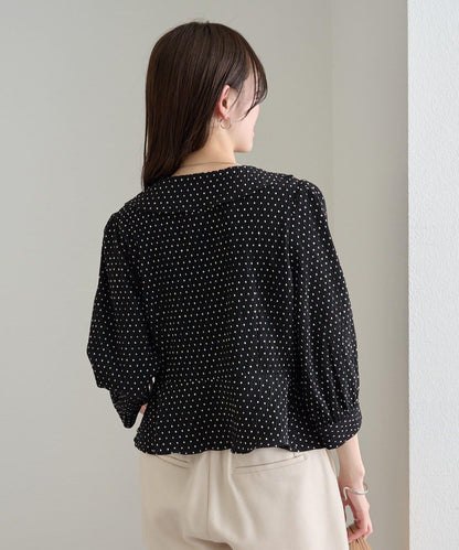 多重蝴蝶結設計女式襯衫