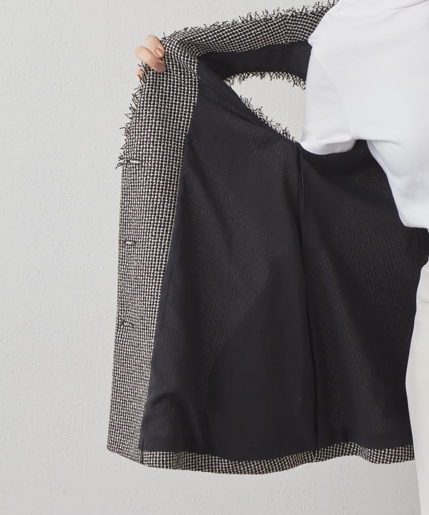 Drawing Numbers 飛白紋荷葉擺馬甲