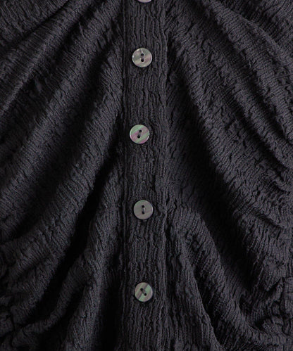 心形領泡泡袖襯衫