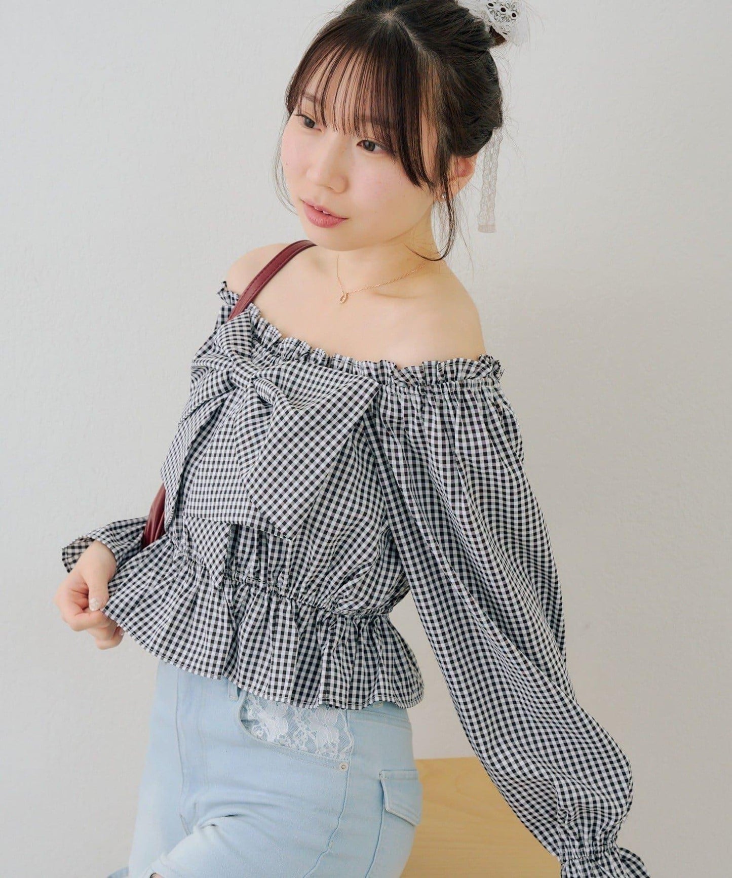 RMAF 蝴蝶結設計女襯衫