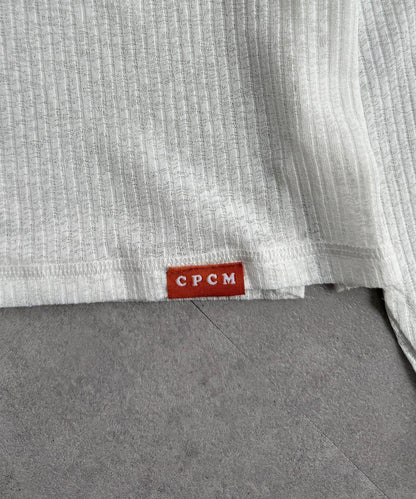 透視Henley設計背心套裝長袖T恤