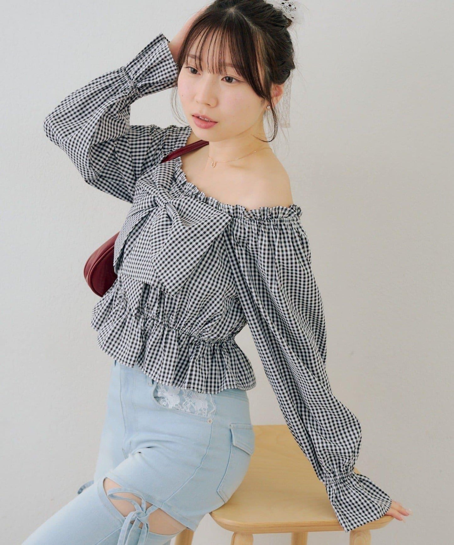 RMAF 蝴蝶結設計女襯衫