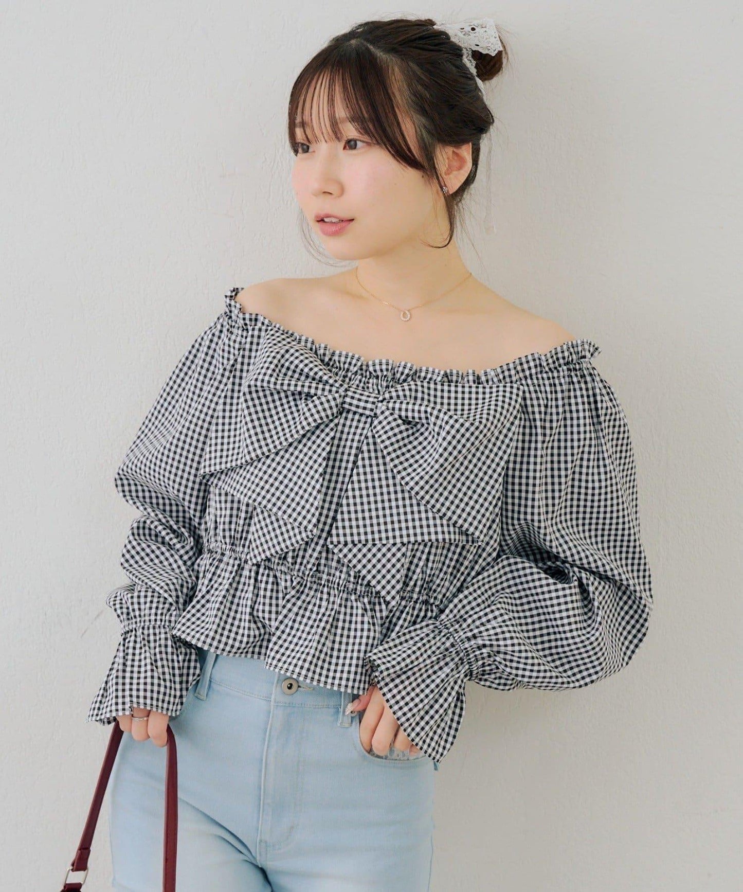 RMAF 蝴蝶結設計女襯衫