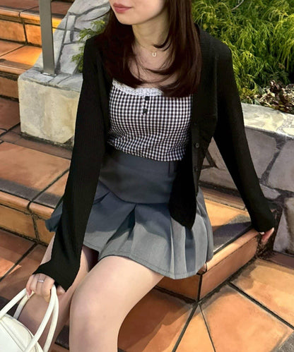 花卉提花 吊帶 套裝 SET