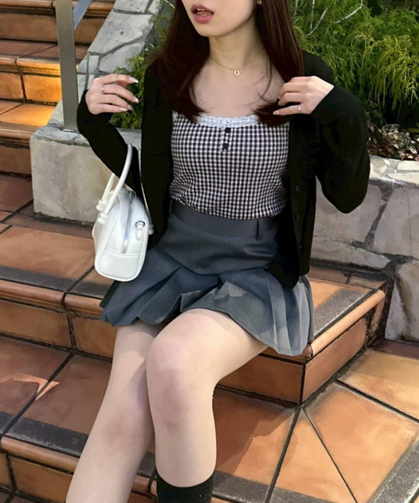 花卉提花 吊帶 套裝 SET