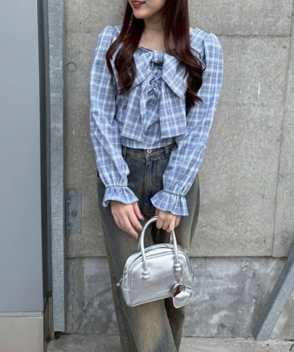 RMAF 前置大蝴蝶結設計 女式襯衫