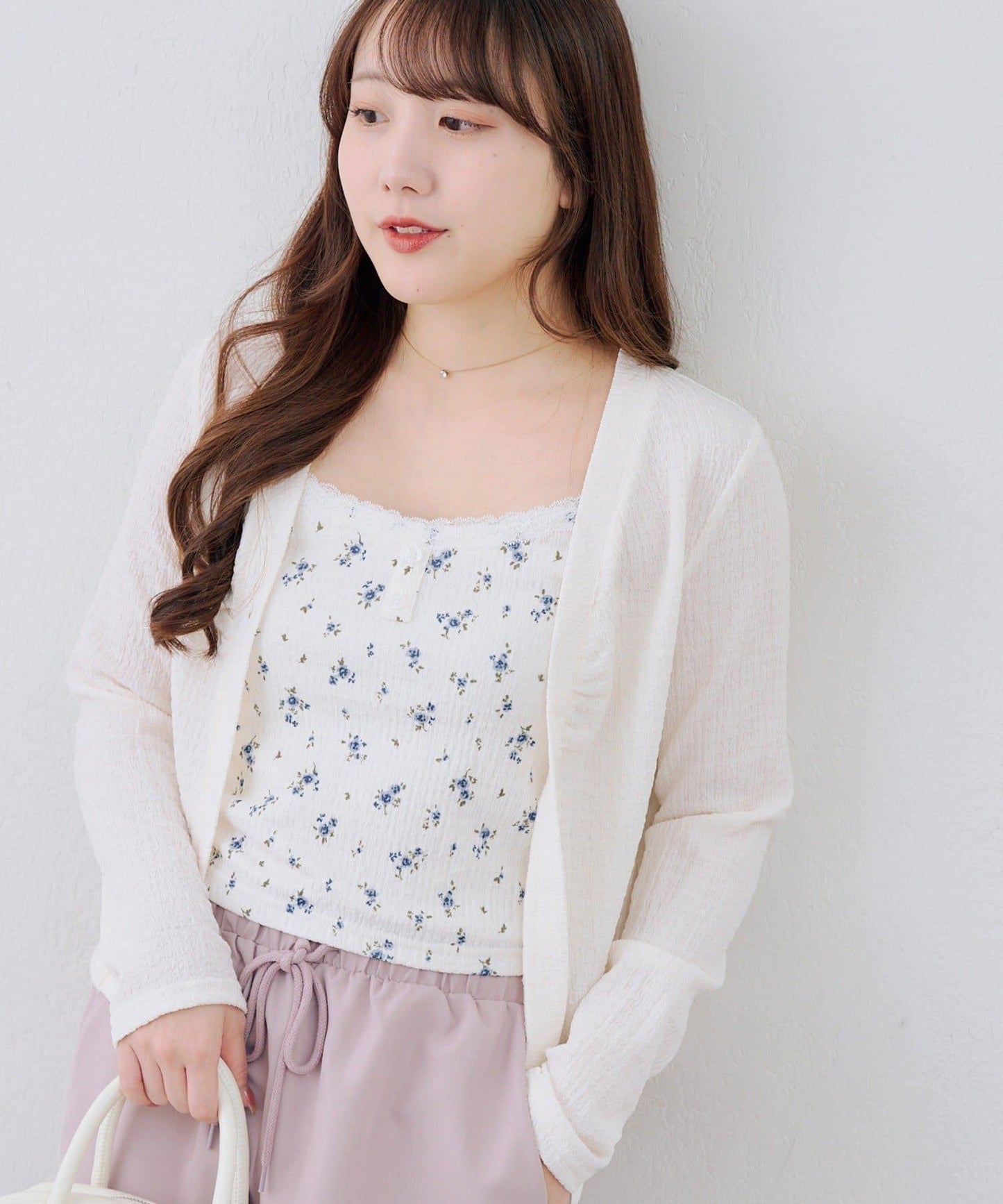 花卉提花 吊帶 套裝 SET