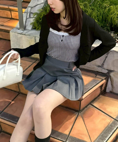 花卉提花 吊帶 套裝 SET