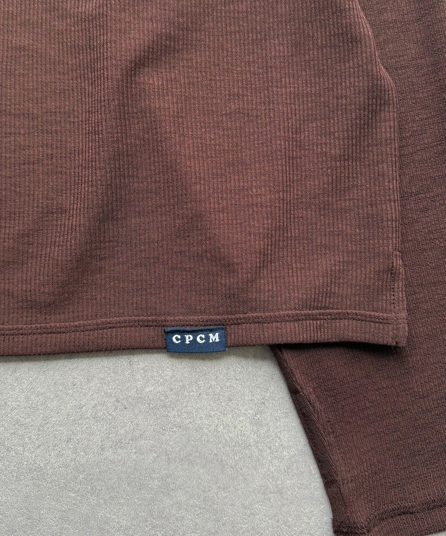 透視Henley設計背心套裝長袖T恤