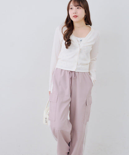 花卉提花 吊帶 套裝 SET