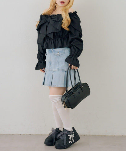 RMAF 蝴蝶結設計女襯衫