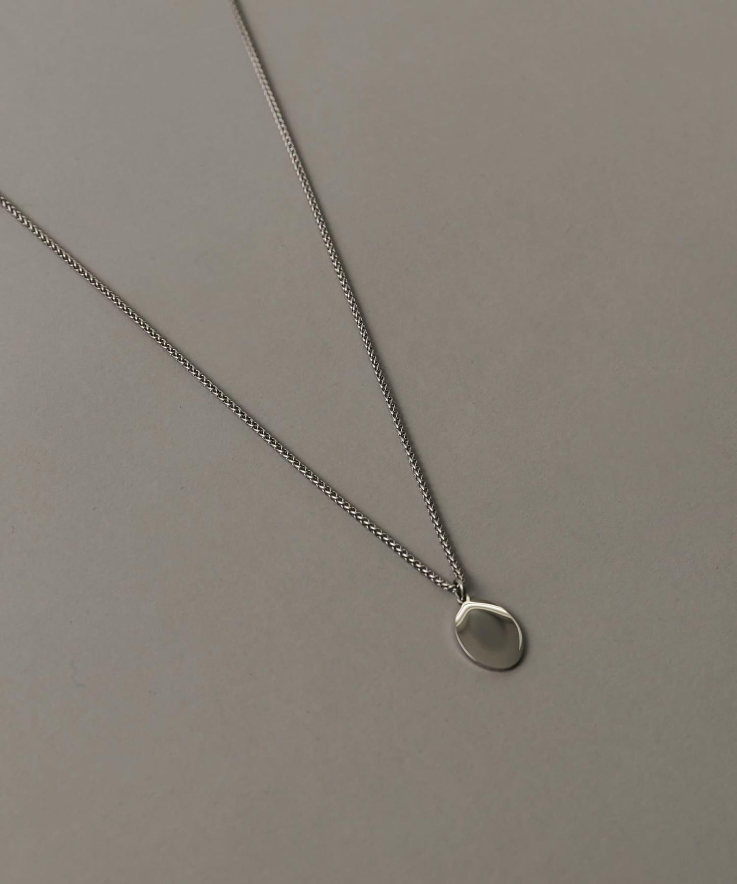 不鏽鋼橢圓吊牌項鍊