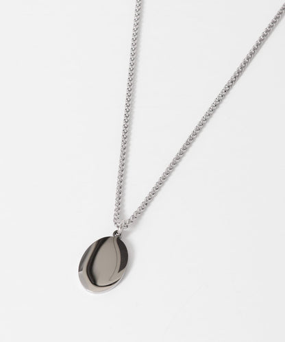不鏽鋼橢圓吊牌項鍊