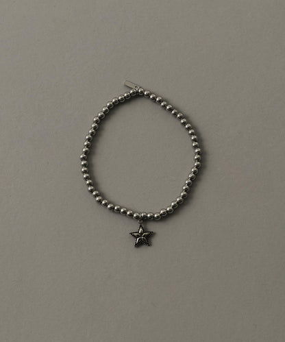 不鏽鋼星形吊墜串珠手鍊