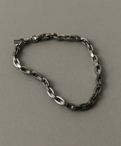 不鏽鋼 橢圓鏈條 手鍊