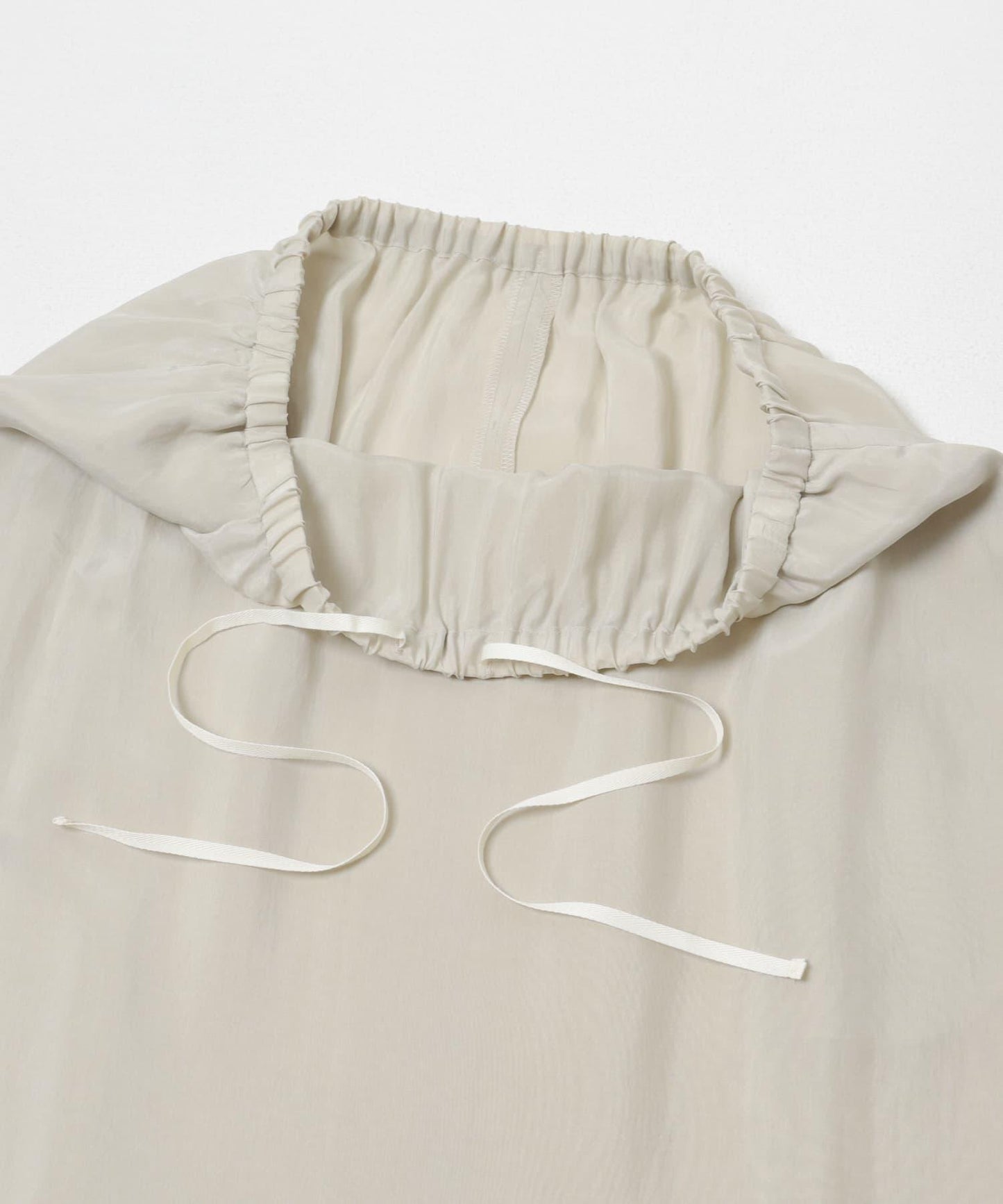 銅氨絲 I字版型 褶皺 半身裙