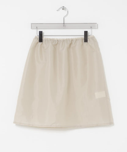 銅氨絲 I字版型 褶皺 半身裙