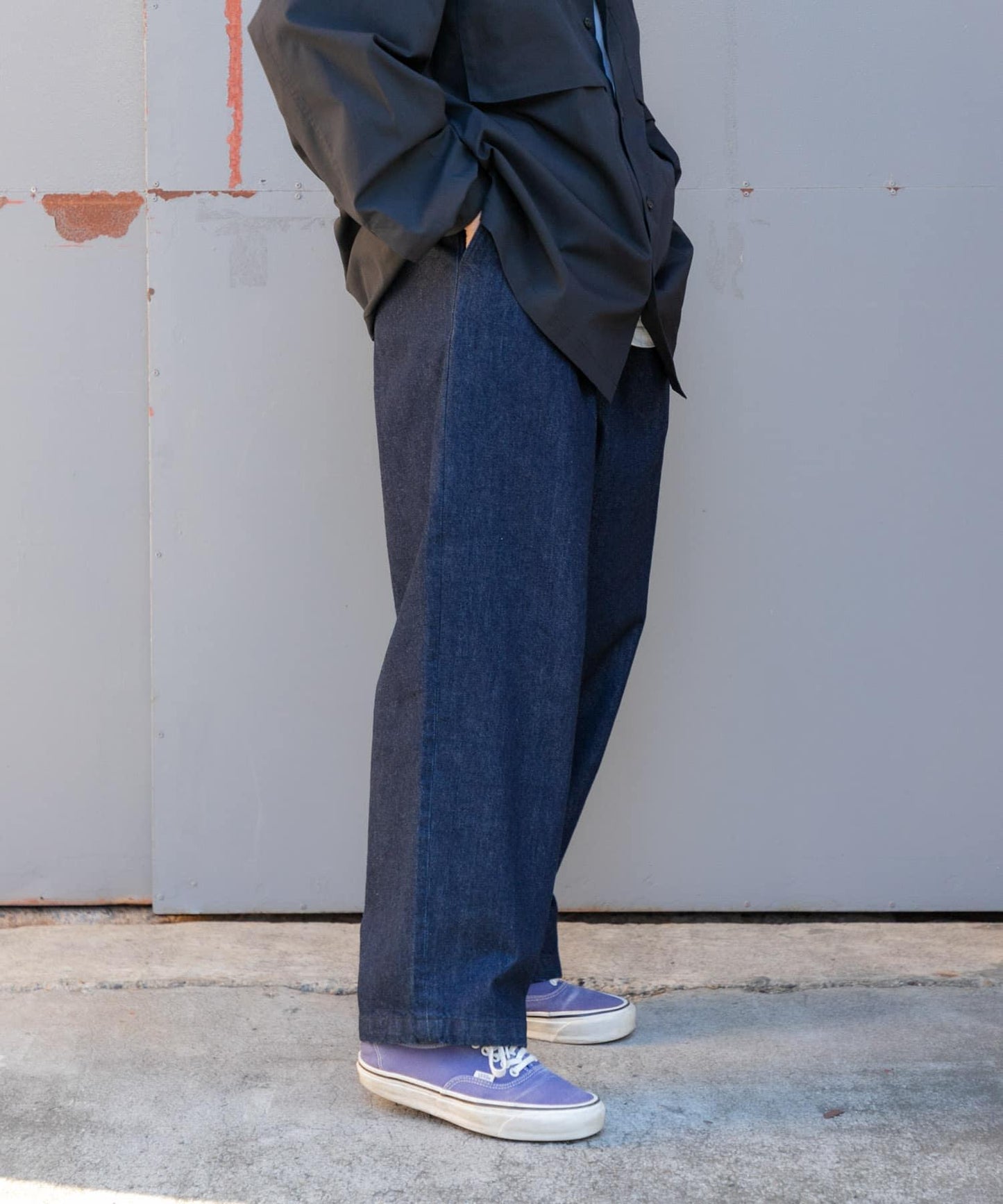 Wide Dad DAD EASY WIDE DENIM PANTS 牛仔褲