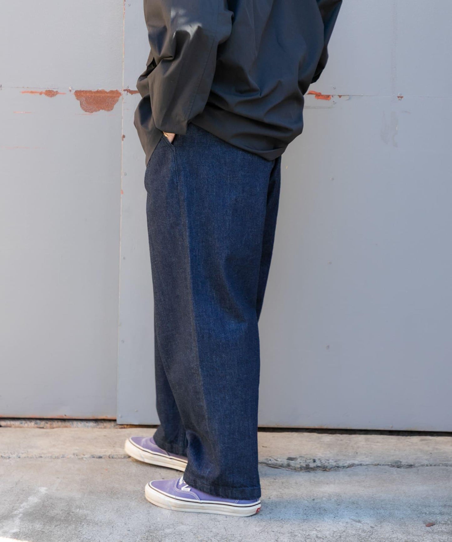 Wide Dad DAD EASY WIDE DENIM PANTS 牛仔褲