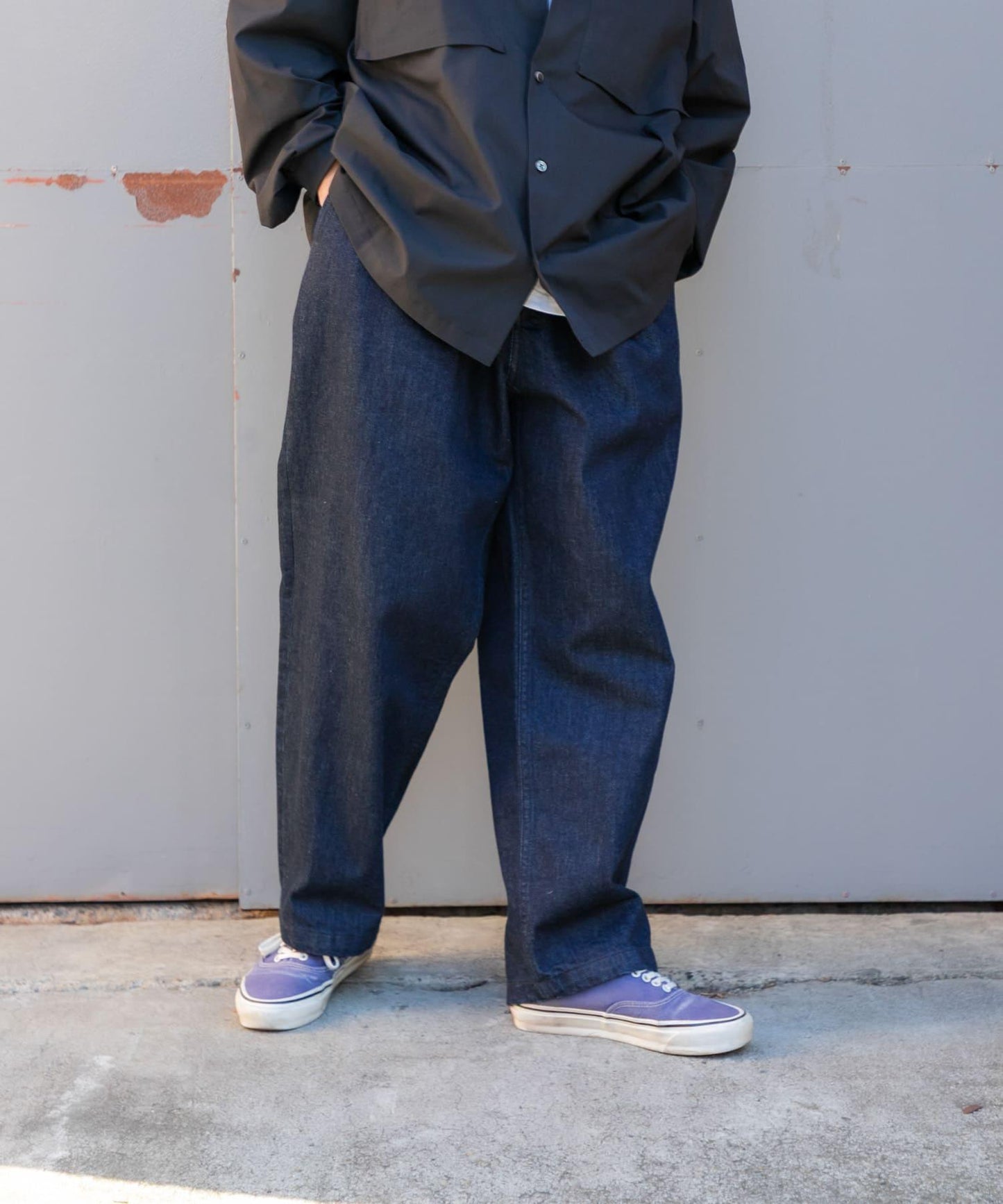 Wide Dad DAD EASY WIDE DENIM PANTS 牛仔褲